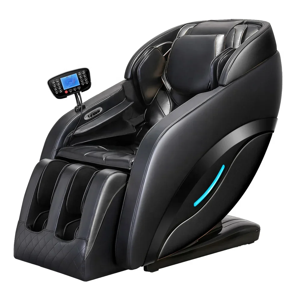 Leercon Best Seller AI Luxury SL Track Relaxing Rocking Pedicure 4d Zero Gravity Massage Chair Machine 6