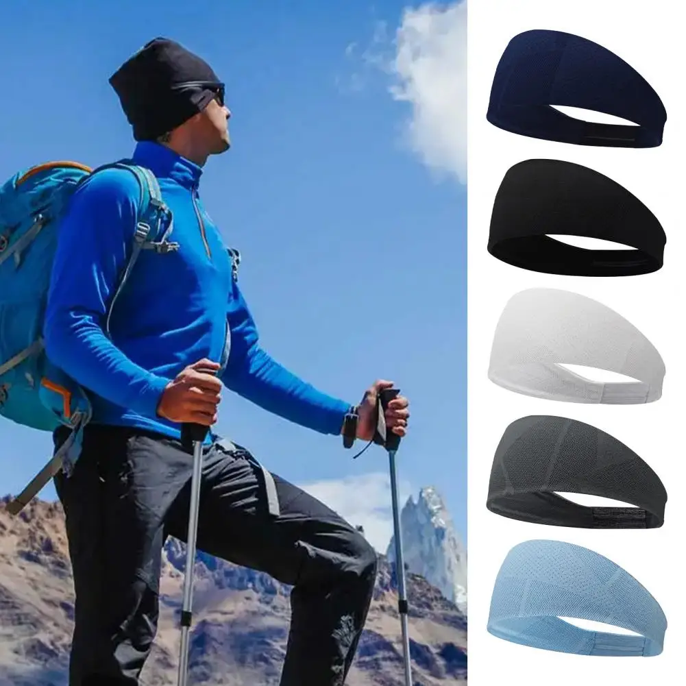 

Поглощающая пот головная повязка с широкими краями быстросохнущая антидеформационная повязка для йоги