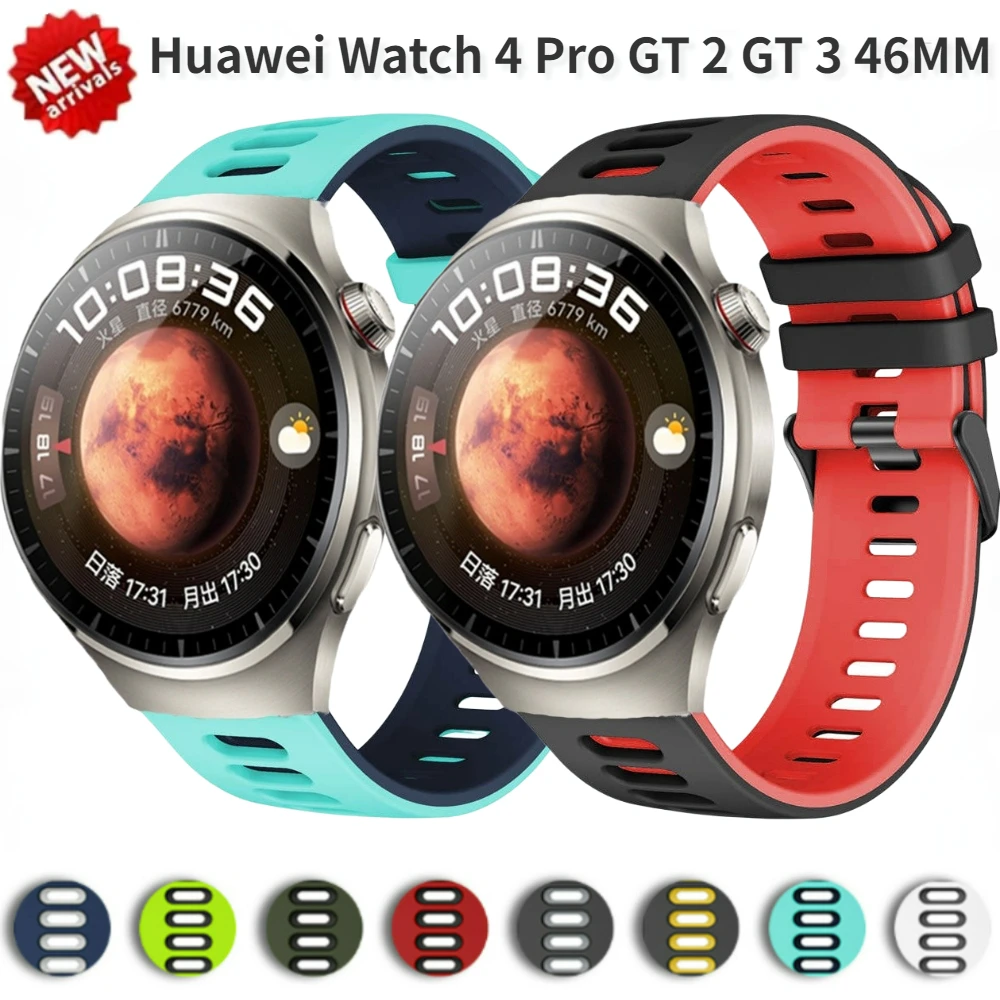 

Ремешок силиконовый для Huawei Watch 4/4 Pro, 22 мм, 46 мм
