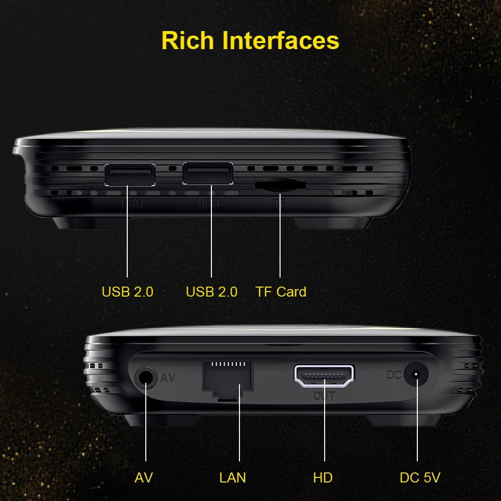 Woopker 8K TV Box Android 12 HK1 RBOX H8S Allwinner H618 Support 2.4G 5G Dual Wifi HDR10 Media Player 4GB 64GB Fast Smart tvbox