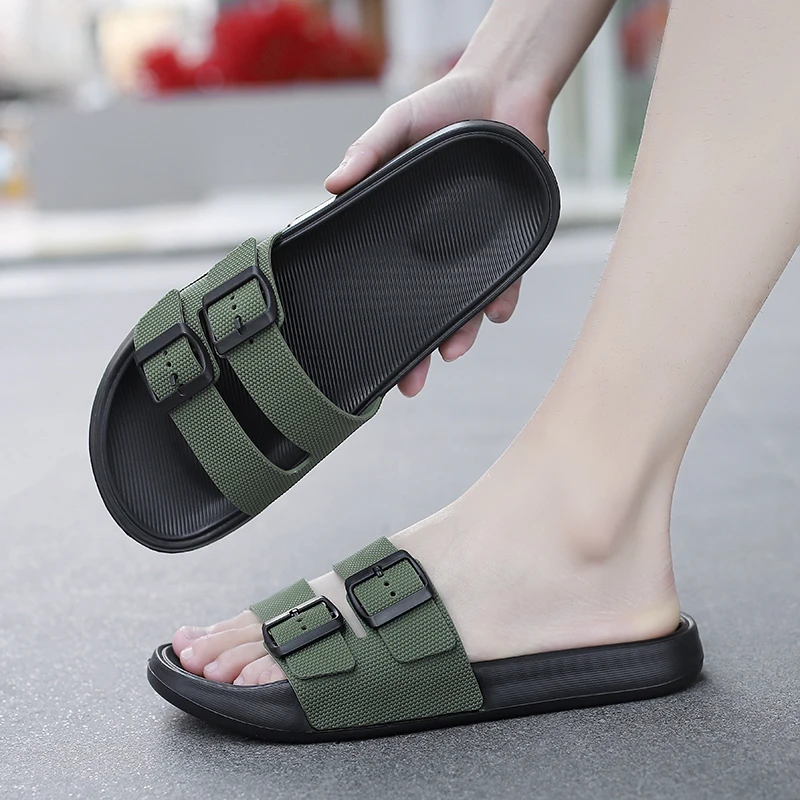 Mens Soft Slippers Indoor Comfortable Slides Home Shoes House Room Summer Casual VA Lightweight