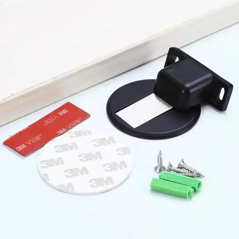 50pcs Non-punching door ground suction Invisible door suction bathroom strong magnetic anti-collision magnetic resistance