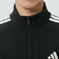 Nouvelle veste de survêtement en tricot Adidas pour homme 2026 KR2488 noire à fermeture éclair intégrale 4