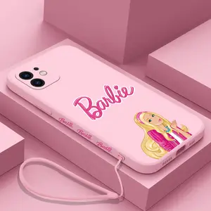 Coque iPhone 15 Plus officielle Mattel Barbie Stickers - Barbie