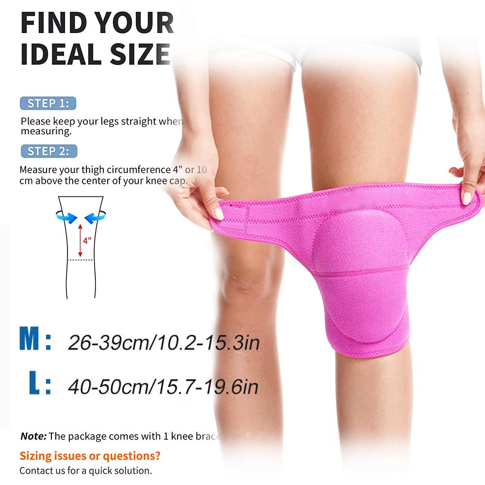 Sports Knee Brace Soft Knee Pads Compression Sleeve 1 PCS for Dance Volleyball Basketball Running Football Jogging Cycling