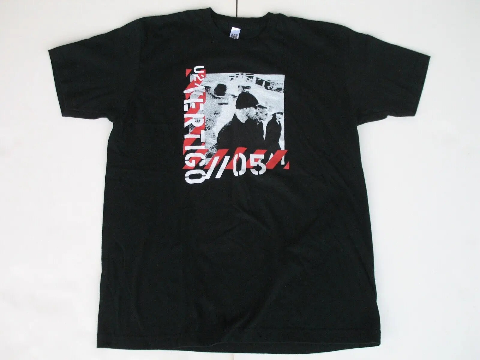 U2 Vertigo 2005 Usa Tour T-Shirt Per Adulti Taglia L Tour Cities Date Rev Made In Usa