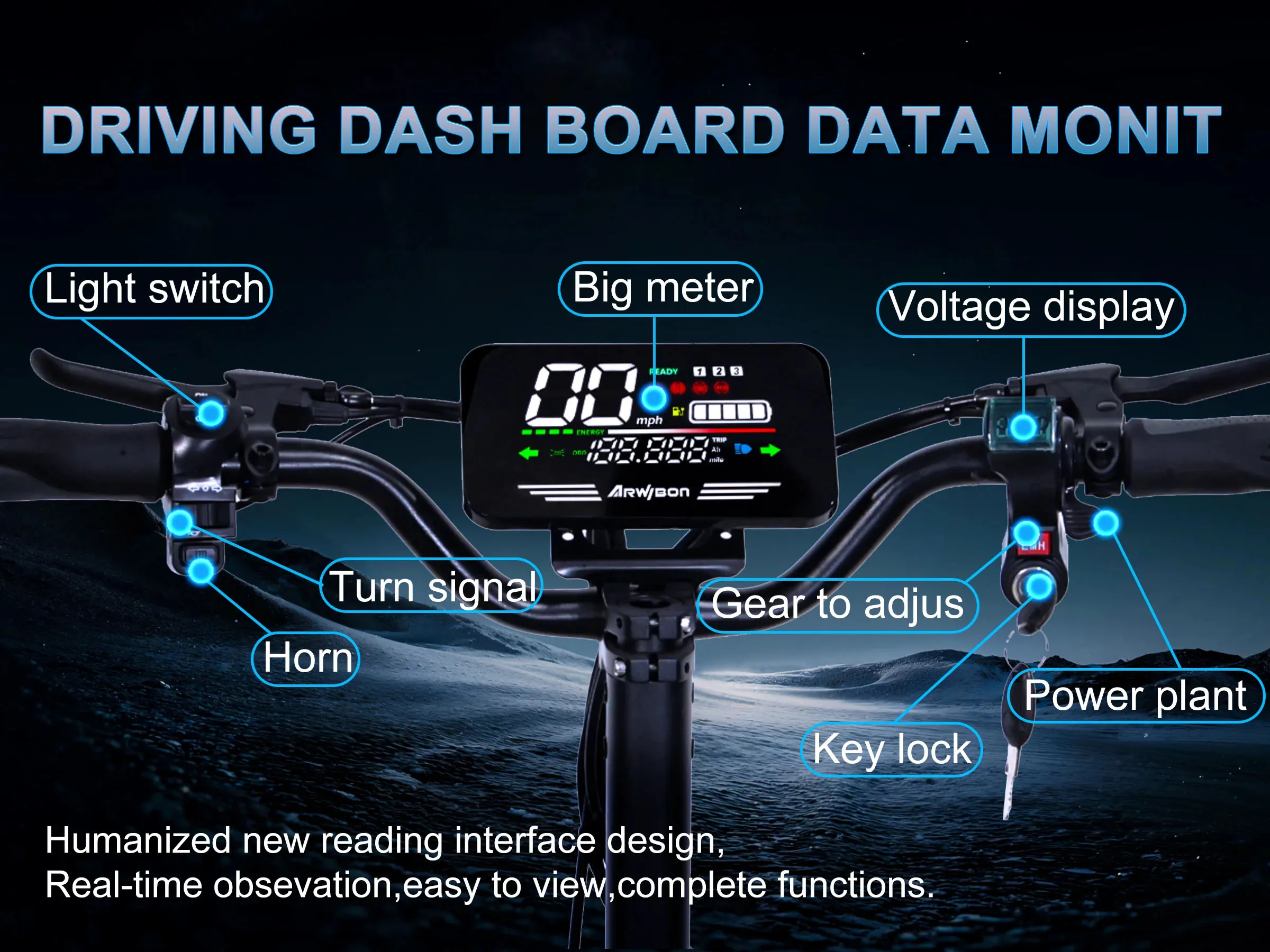 Arwibon GT06 E-Scooter 2