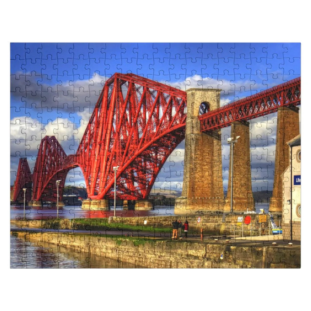 

Hawes Pier Slipway and Forth Bridge Jigsaw Puzzle Wooden Puzzle Adults Christmas Gifts Customized Photo Custom Puzzle Child