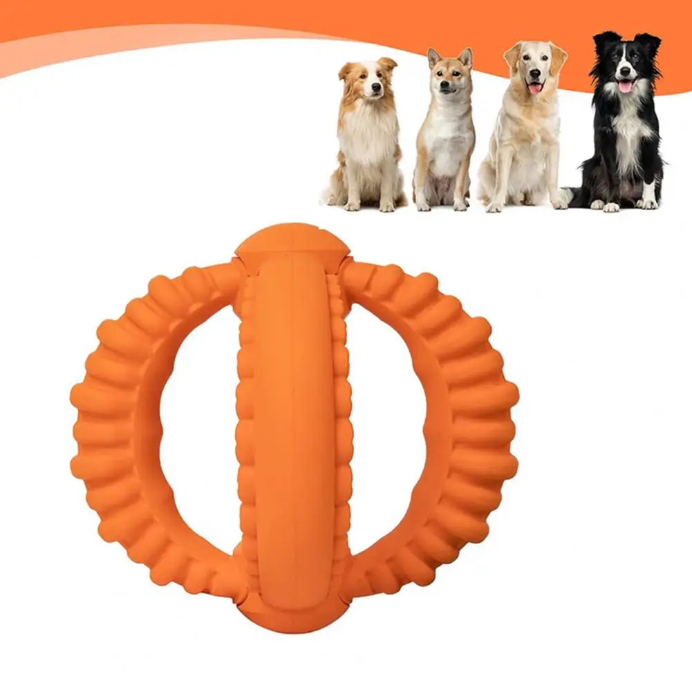 Durable Dog Chew Toys for Chewers Rubber Balls Tug Fetch - PeticaDeals
