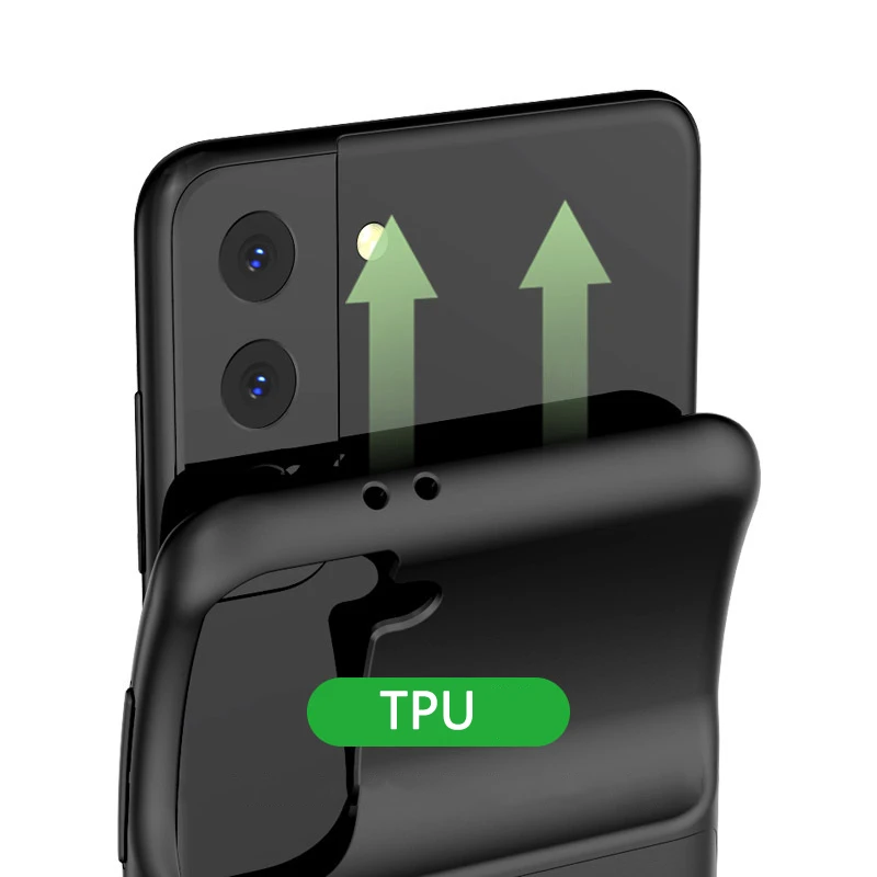 Power Bank Battery Charger Case for Samsung S21 S21p S21Ultra External Battery Pack Mobile Phone Charger Back Clip Powerbank