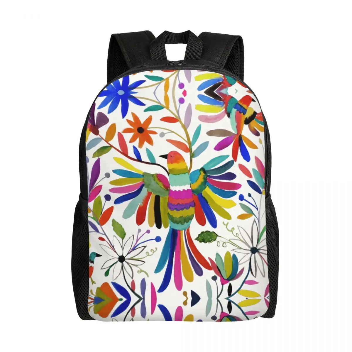 

Рюкзак унисекс с 3D-принтом мексиканской птицы Otomi, водонепроницаемый школьный ранец для мужчин и женщин, Сумка с вышивкой в виде животного для колледжа, сумки для книг с принтом