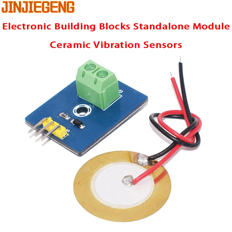 PiezoelectricSensorAnalogCeramicVibrationSensorModulePiezo