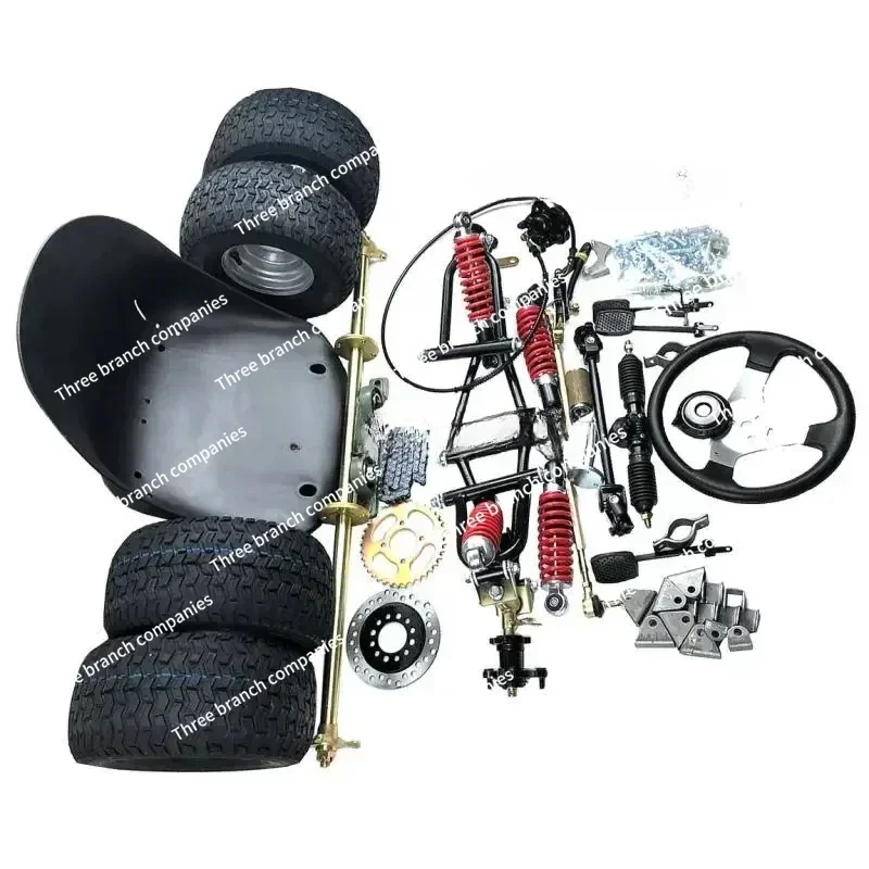 Fdit Kit essieu arrière Go Kart 29in avec frein et chaine