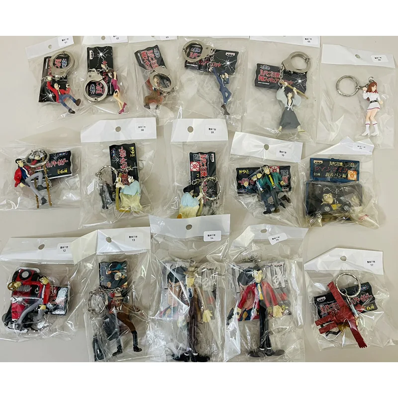 Экшн-фигурка Lupin III, ромашки Sansei Jigen Fujiko Mine Koichi Zenigata Goemon Ishikawa Q Version, подвески, подвески, игрушки