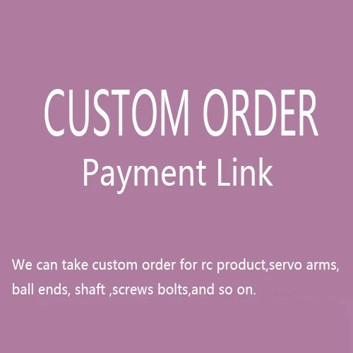 

rc custom orders