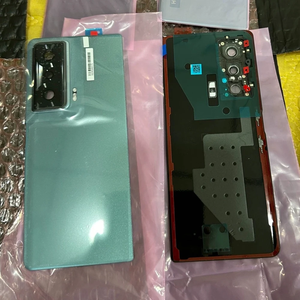 Huawei Honor Magic Vs 후면 커버 후면 배터리 하우징 문짝, MagicVs FRI-AN00 교체 부품용 카메라 렌즈 포함