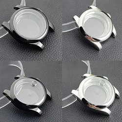 NH35 Silvery/Black 36/39mm Case Luxury Men's Steel Case Fit NH35 NH36 Movement/Dial Sapphire Glass Case 20mm Strap Watch Box