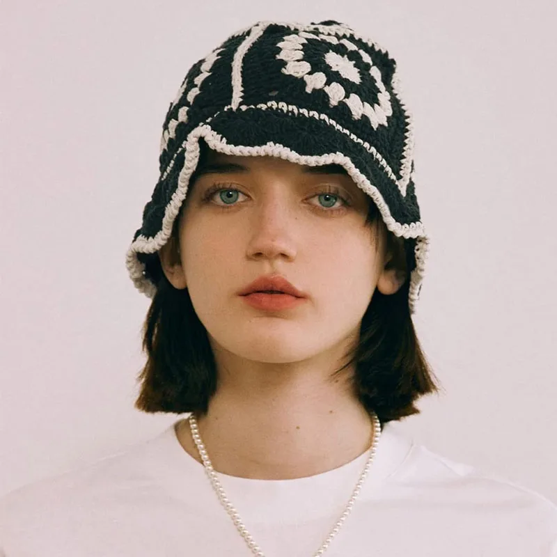 Crochet Rain Hat Women's Crochet Bucket Trending Bucket Hats