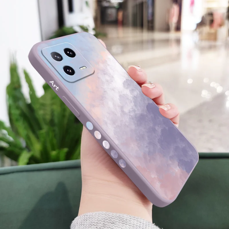Premium Texture Toning Liquid Silicone Phone Case