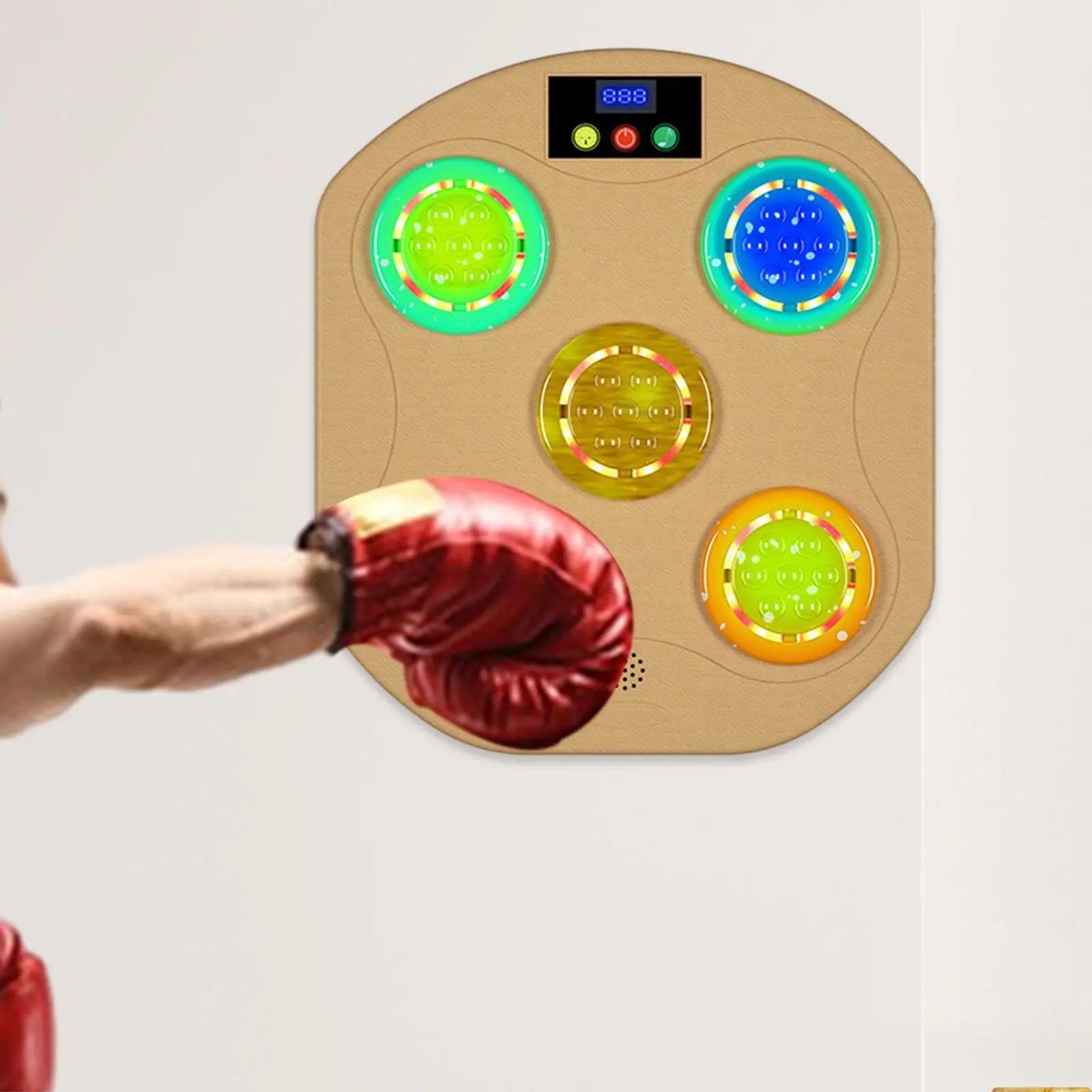 Boxing Trainer for Kids Adult Speed Adjustable Music Boxing Target for Reaction Agility Home Indoor Focus Fitness Equipment