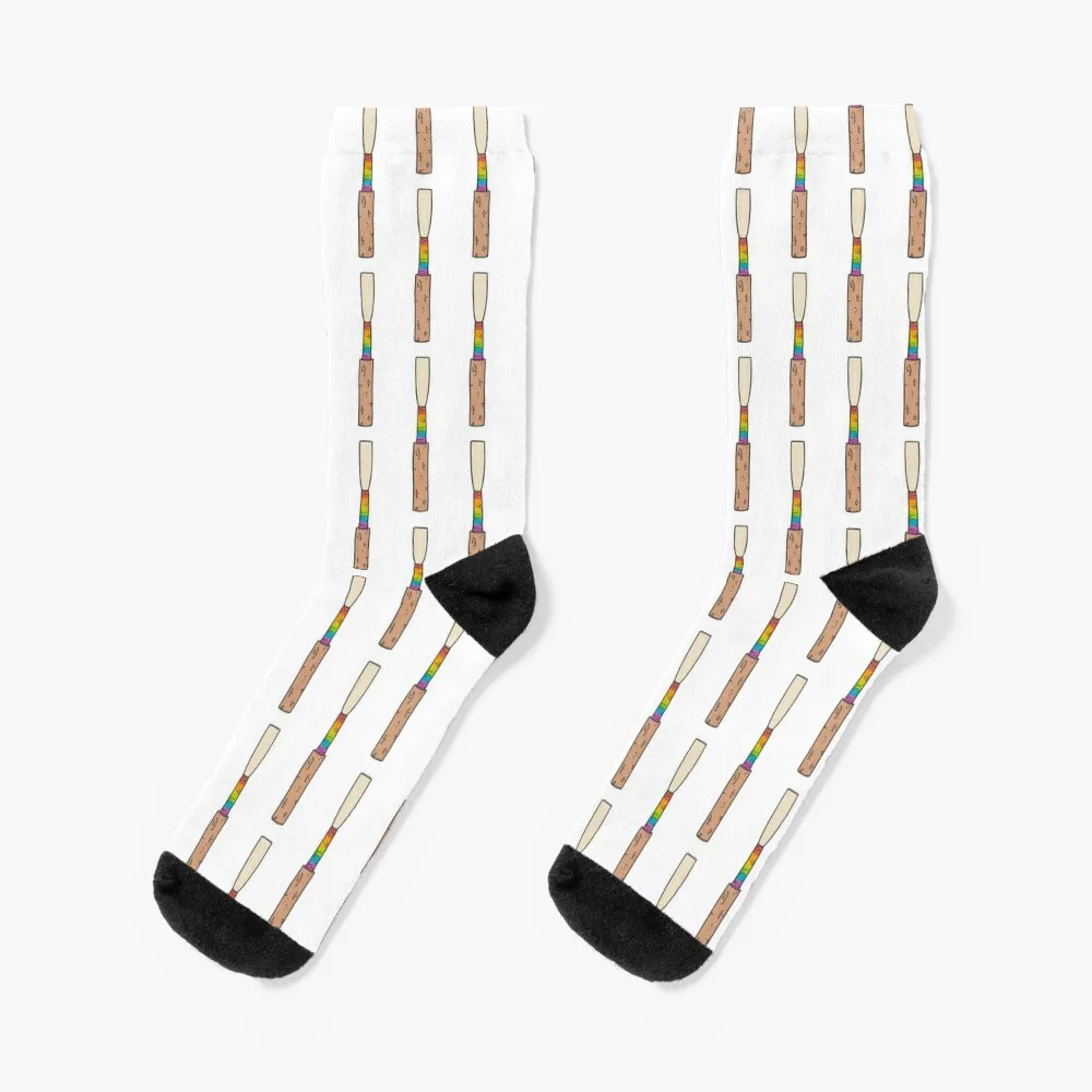 Rainbow Oboe Reed Socks basketball Novelties compression stockings for