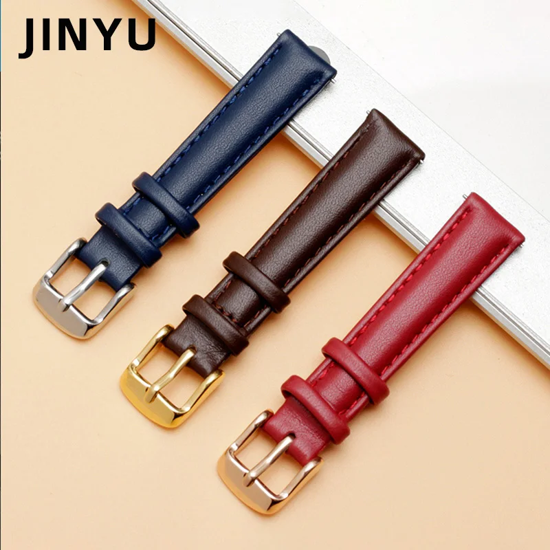 Premium Cowhide Leather Watch Band - Multi-Size Options