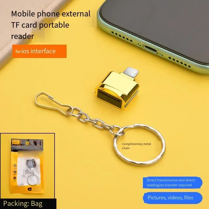 For IPhone Card Reader External OTG Adapter For IOS Micro TF Memory Card Reader Support Iphone