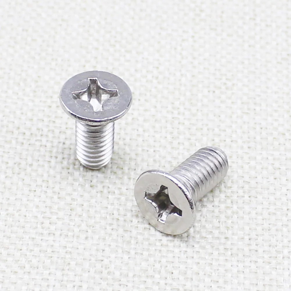 KUMMYY 8PCS Stainless Steel Front Brake Disc Rotor Screws fit for Hyundai Kia (6mm)