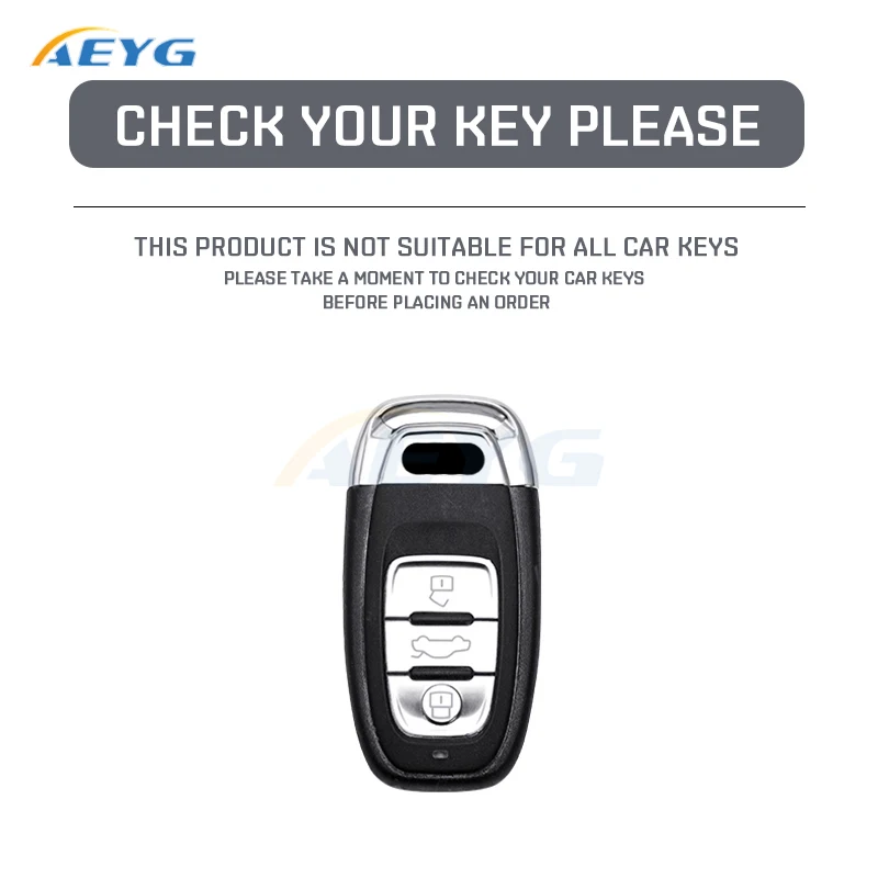 Luxurious TPU Car Remote Key Case Cover with Key Chain Accessories
