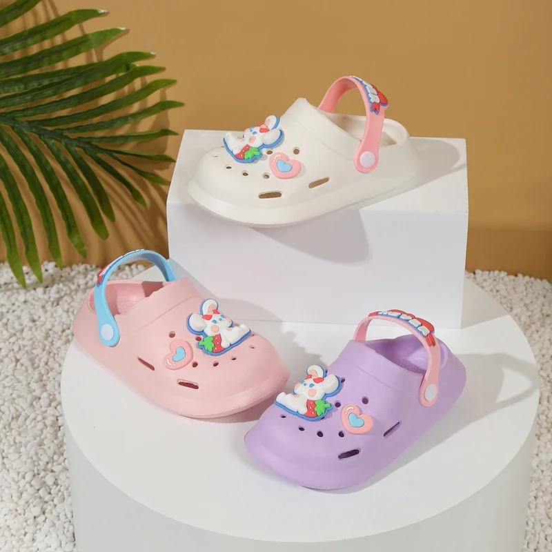 Soft EVA Girls Casual Beach Slippers