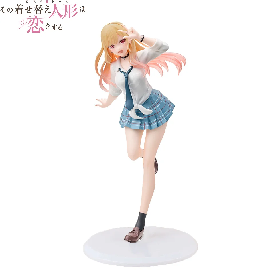 18CM Anime My Dress Up Darling Kitagawa Marin Figur Schuluniform Dress Up Stehendes Modell Spielzeug Geschenk Action Figur Für kinder PVC