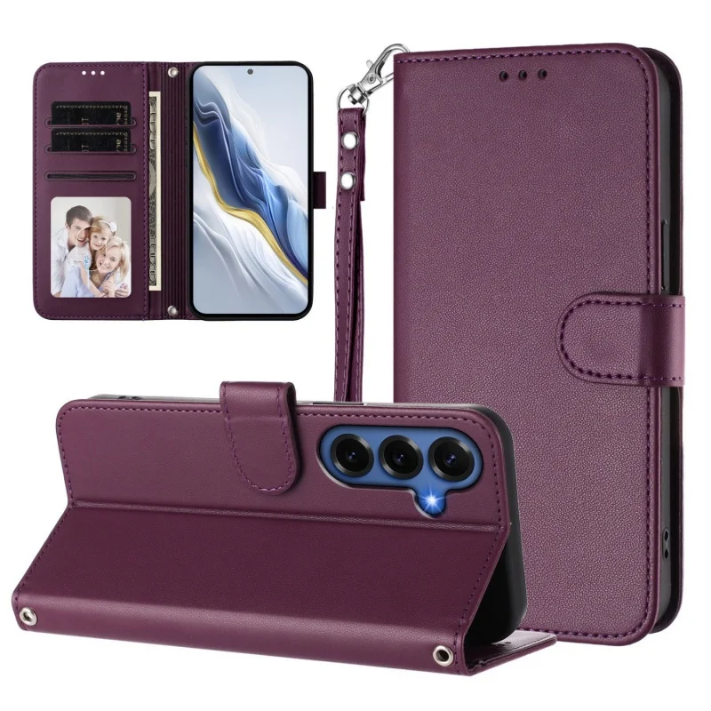 Magnetic Leather Wallet Stand Cover - Premium Flip Case