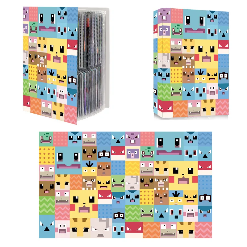 

Pokemon Album Cards Book Map Letter Holder Binder Cartoon TAKARA TOMY New Anime 240PCS VMAX GX EX Collection Folder Kid Toy Gift