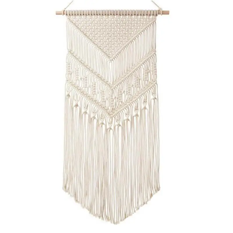 

Макраме плетеная на стену богемная комната Геометрическая Гостиная Искусство Декор-красивая квартира общежитие домашний Декор подарок