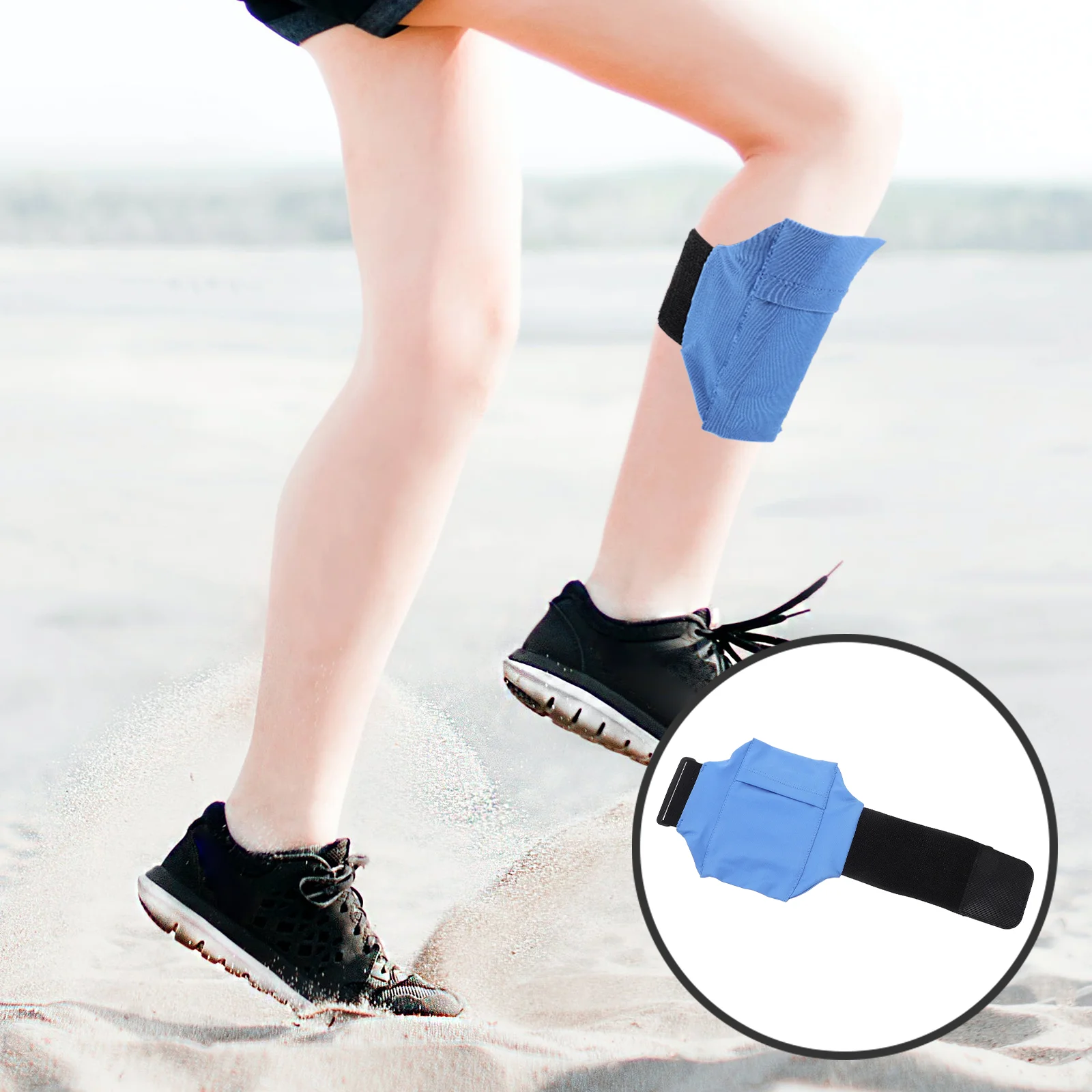 

Running Leg Bag Phone Sleeve Holding Sports Multi-use Cases Band Holder Mobile Calf Elastic Riding