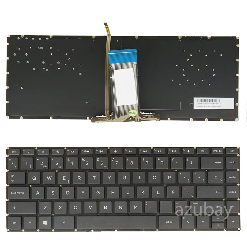 

Backlit Laptop Keyboard for HP Pavilion 13-U 13-U000 M3-U M3-U000 M3-U100 14-AL 14-AL000 14-AV 14-AV000 Black Spanish