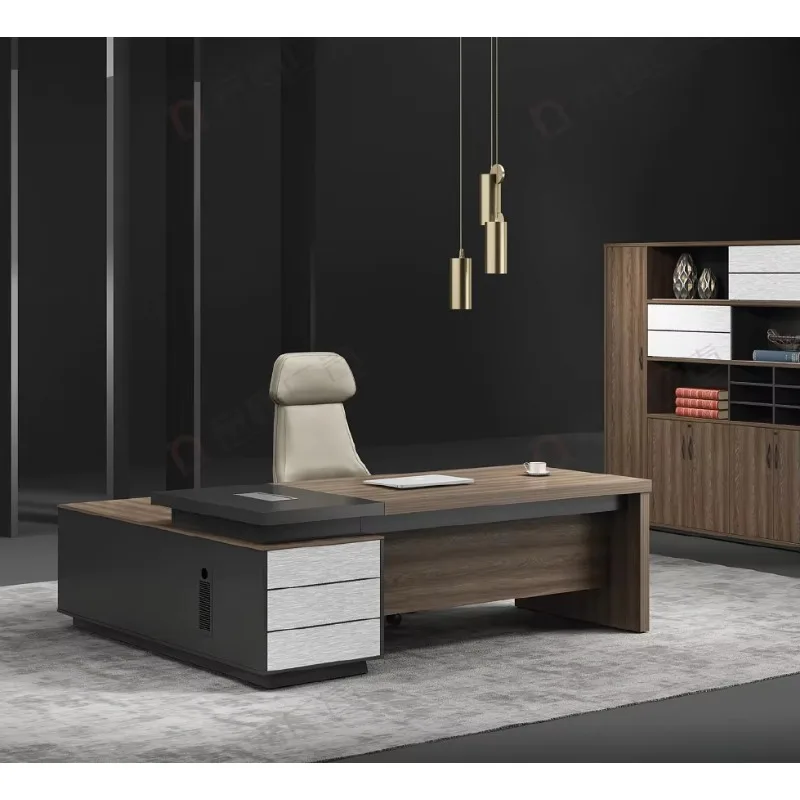 Sungold design office furniture executive desk L shape set