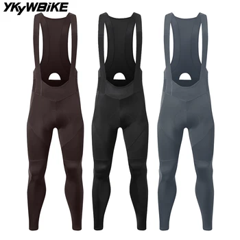 Men’s Long Cycling Bib Pants – Spring & Autumn Road Bike Tights 1