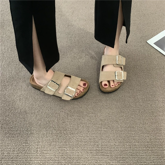 Birkenstock Slippers Women 2022 | Double Buckle Women - 2023 New Summer - Aliexpress