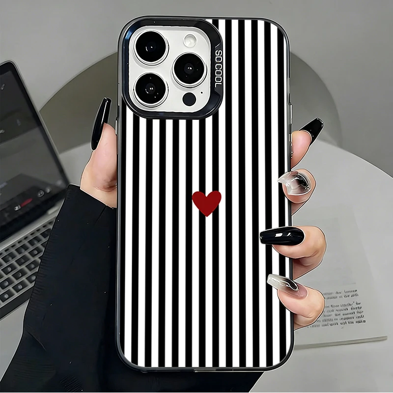 Chic Love Heart Design Phone Case - Cute and Stylish Protection Cover