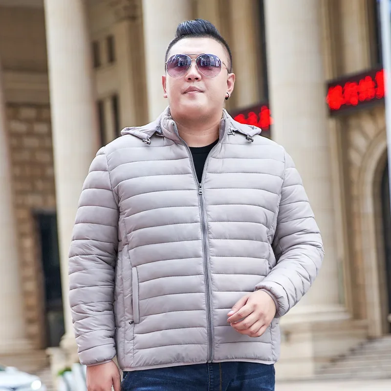 Men's padded jacket winter padded jacket plus size men's jacket loose coat 8XL 10XL 9XL Removable hat winter men 7XL 11XL 4