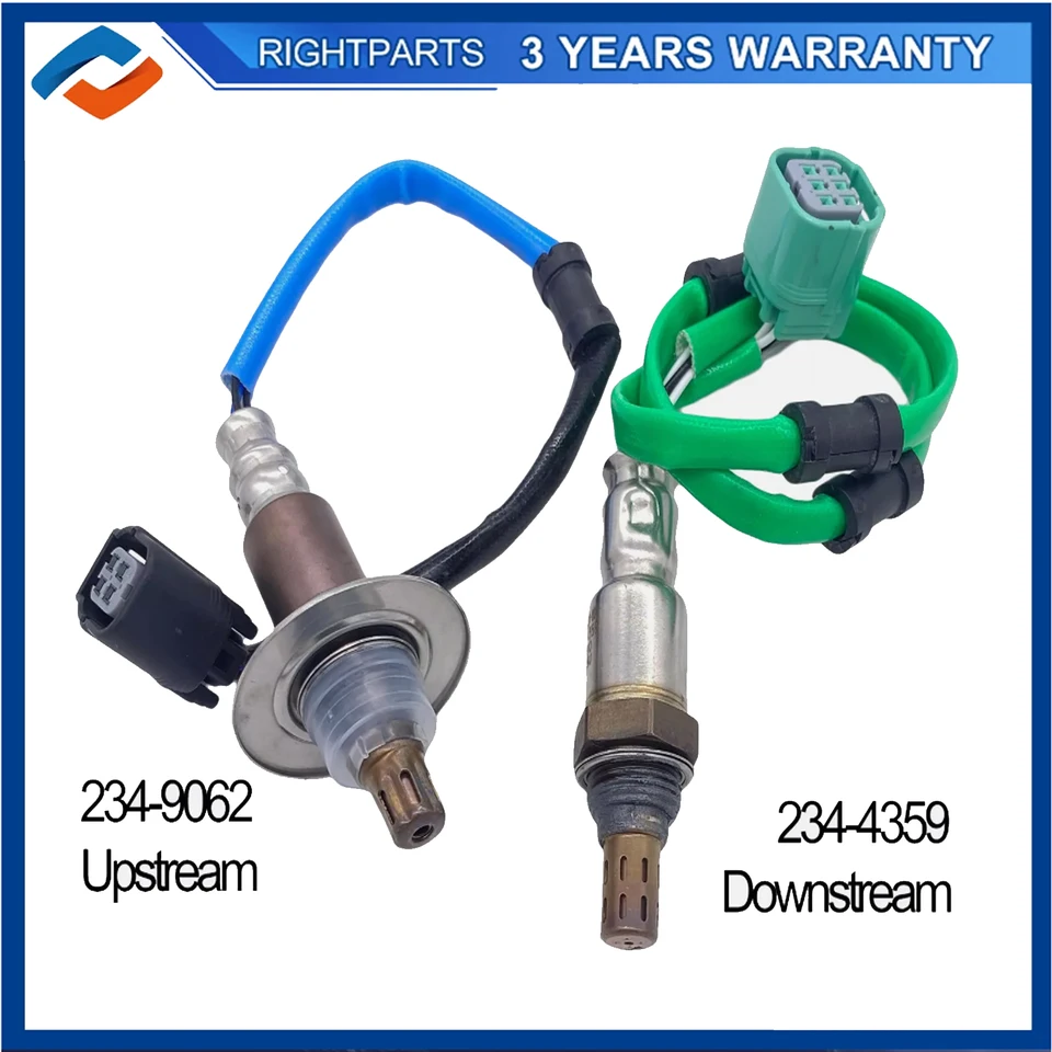 2-Piece Oxygen Sensor Set For Honda CR-V 2007-2009 2.4L - Upstream 234-9062 & Downstream 234-4359
