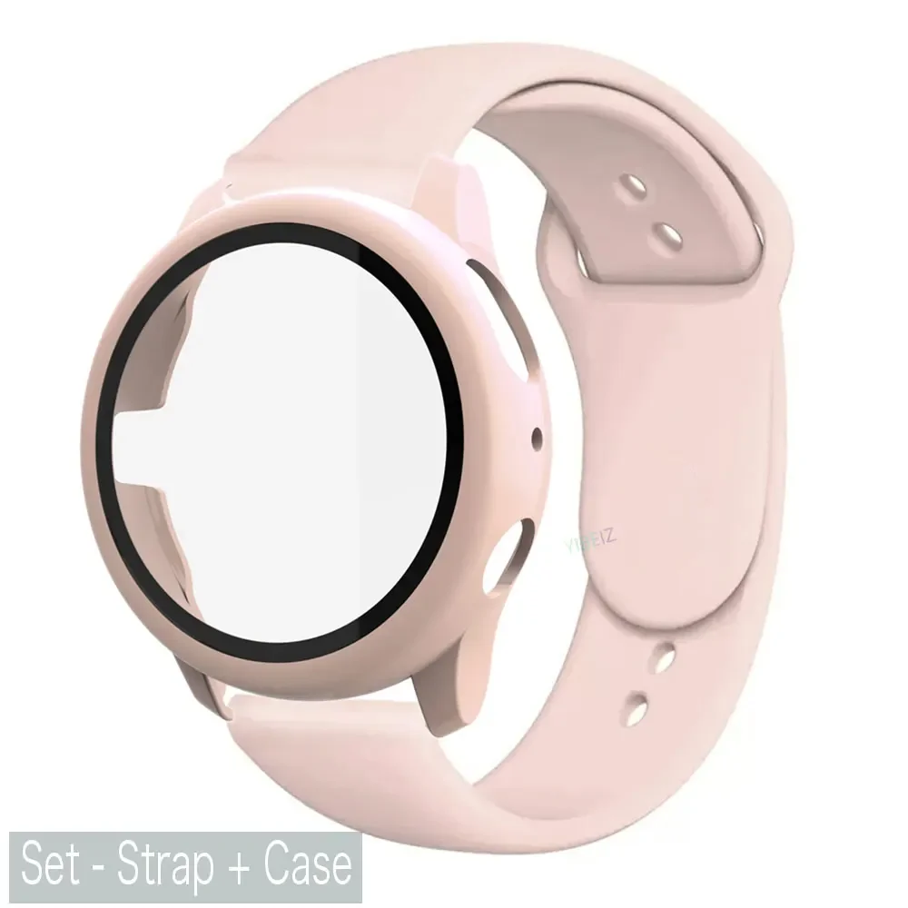 Protective Glass Film Case & Strap Set with Bracelet Accessories