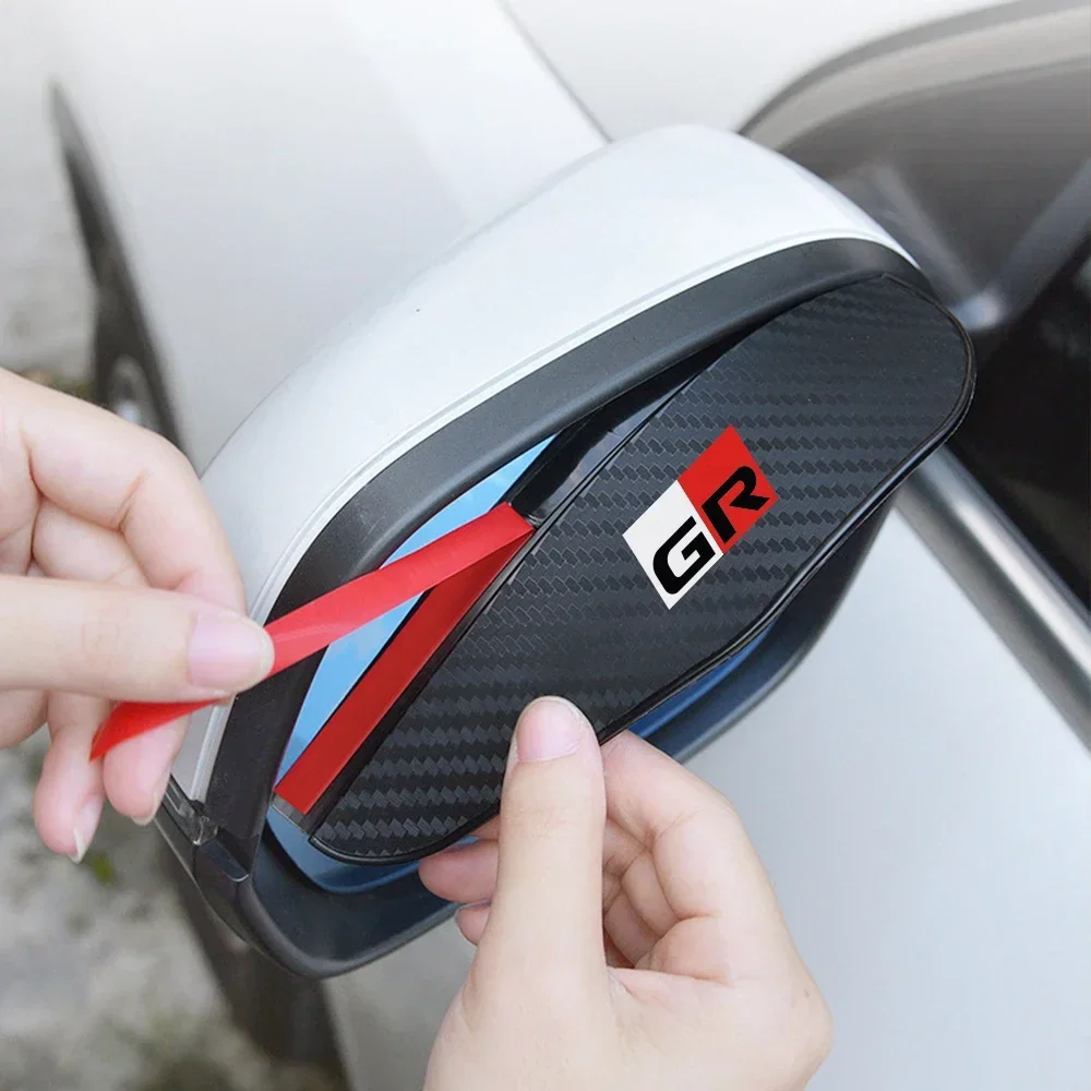 Car Rain Eyebrow Auto Accessories For TOYOTA GR Yaris Sport Gazoo Racing Corolla Supra 86 Hilux C-HR Cross Prius Harrier Prado