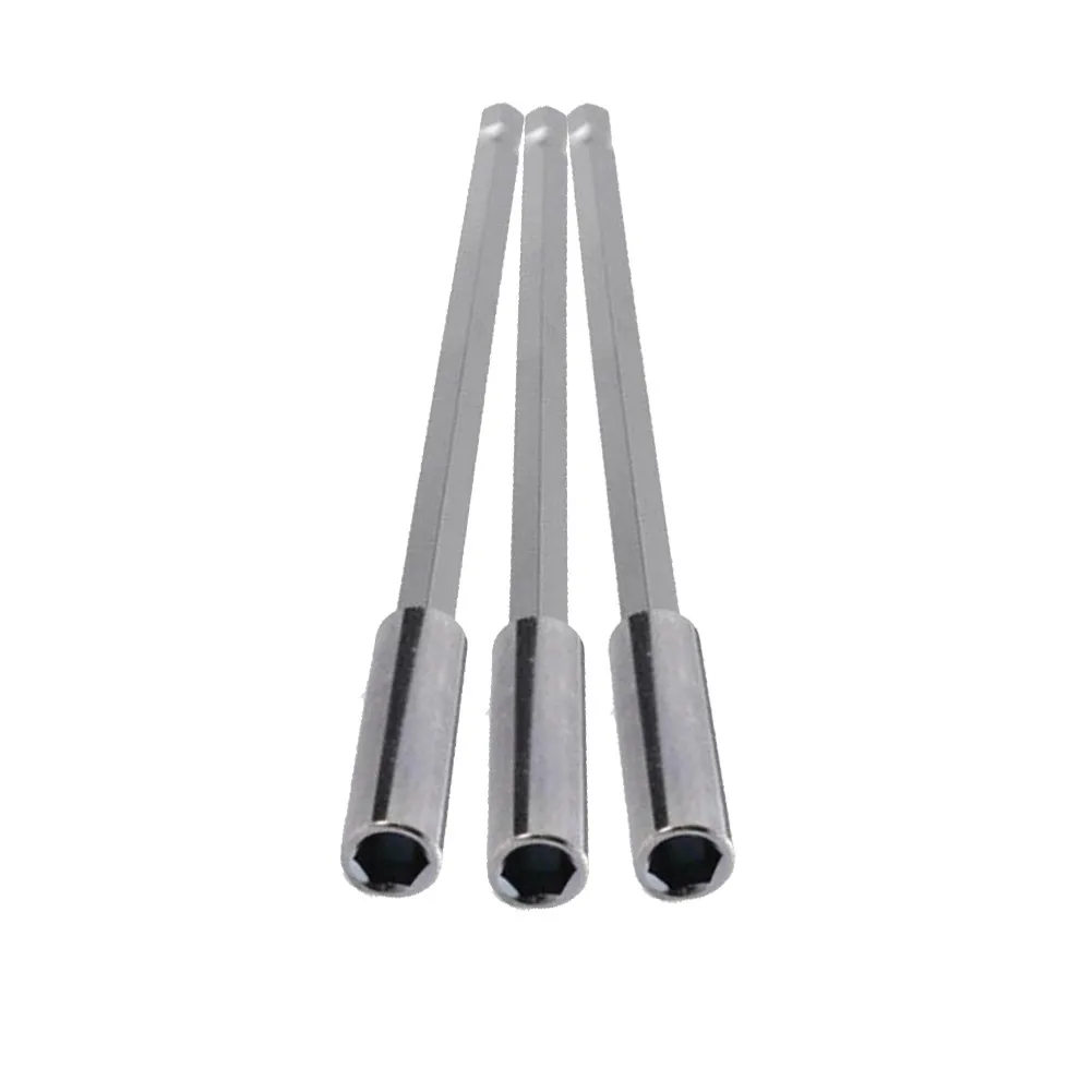 

Holder Hex Extension Extension Connecting Rod Long Screwdriver Magnetic Bit Silver 150mm 45# Steel Drill Driver