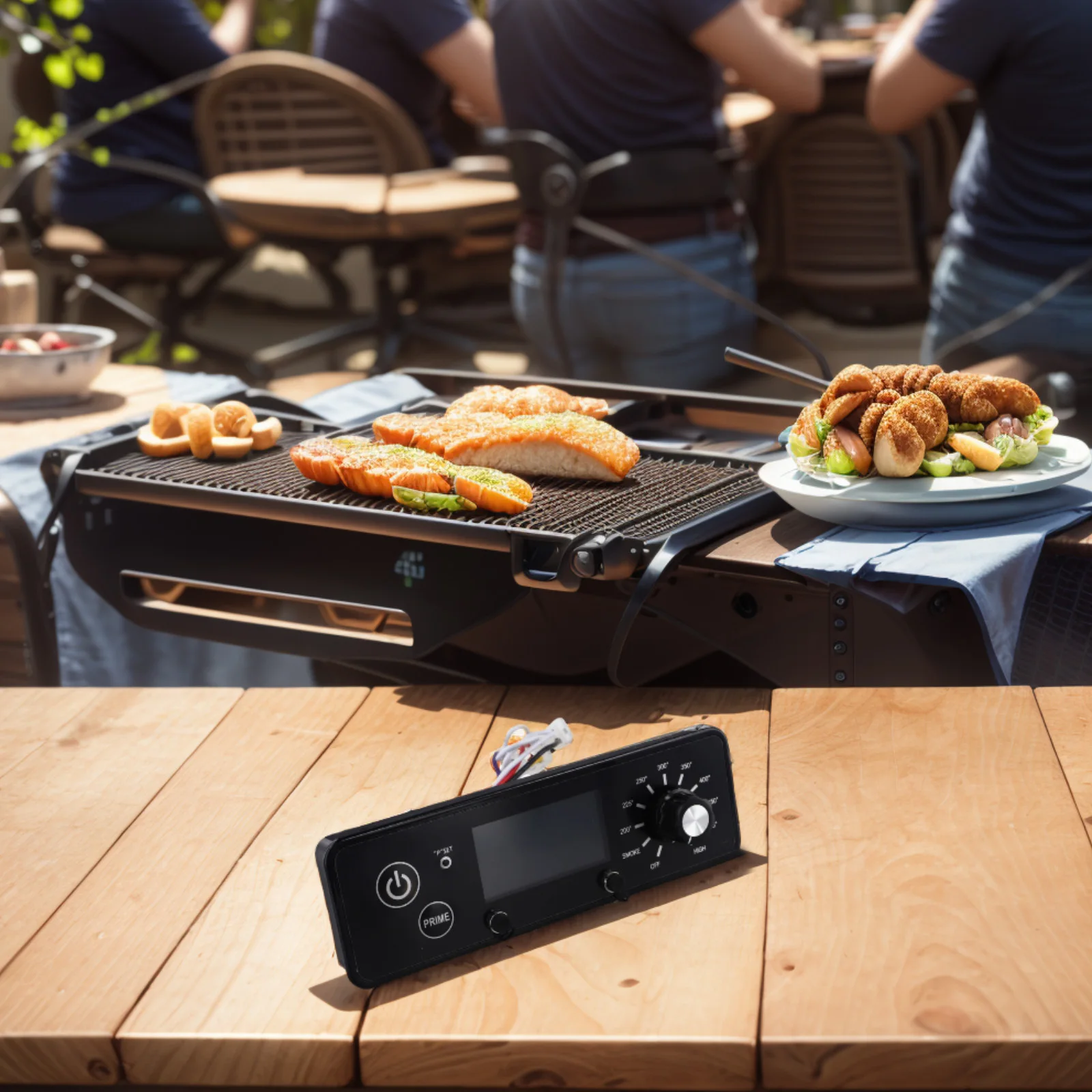 Innovative LCD Display Control Panel Compatible with For Pitboss Smoke and Grilling Systems Model AC03P9 Design