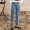 2025 European Fashion Basic Suit Jeans Demin Pants Men's Ankle-Length Trouser Plus Size Mens Casual Stand Pocket Suits Pants New 1