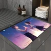 1pc Anime Your Name Bathroom Absorbent Mats Anti-Slip Mats Home Decor Supplies Carpets Home Kitchen Floor Mats 6