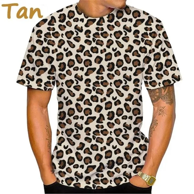 T-shirt Homme 3D Imprimé Jaguar - Coupe Oversize, Streetwear