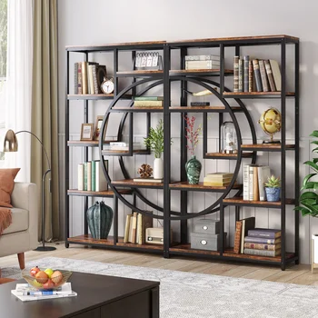 Industrial 5-Tier Bookcase 4